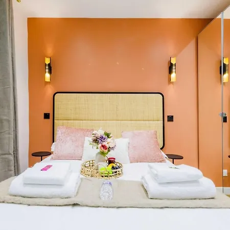 Stylish 3 Min From Haussmann, Sleeps4 파리