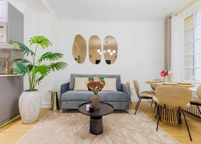 Apartmán Stylish 3 Min From Haussmann, Sleeps4