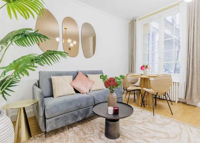 Apartmán Stylish 3 Min From Haussmann, Sleeps4